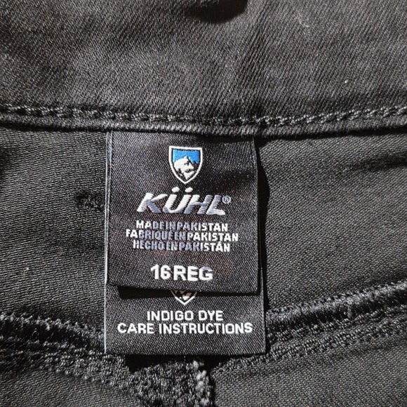Kuhl Pants Womens 16 Black Stretch Skinny Outdoor Hiking Style 6382 - Picture 3 of 11